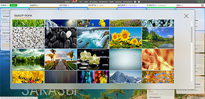 CRM-система управления заказами. Смена фона.